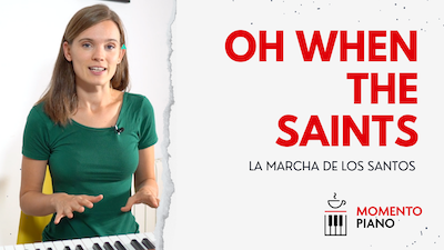 when the saints para piano